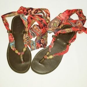 Mia Women's Tie-up Sandals